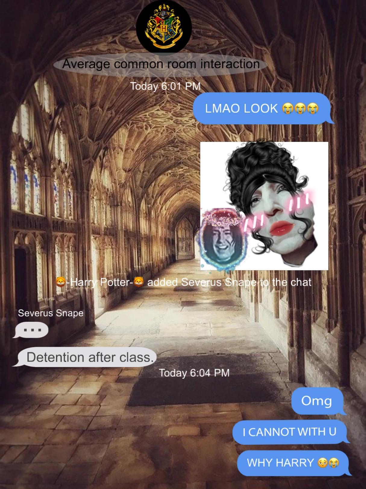 Hogwarts groupchat// average common room interaction 🫩 thumbnail
