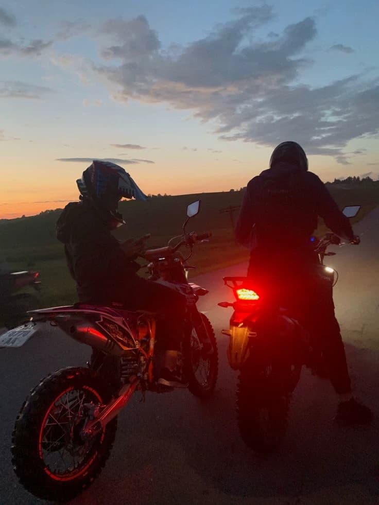 Village with motorcycles thumbnail