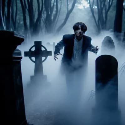 Jungkook psycho in the cemetery  thumbnail