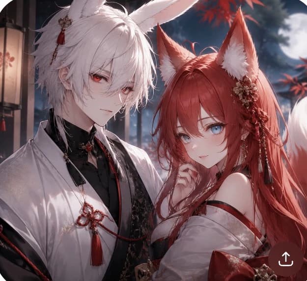 🐰rabbit boy x💕 fox girl 🦊 thumbnail