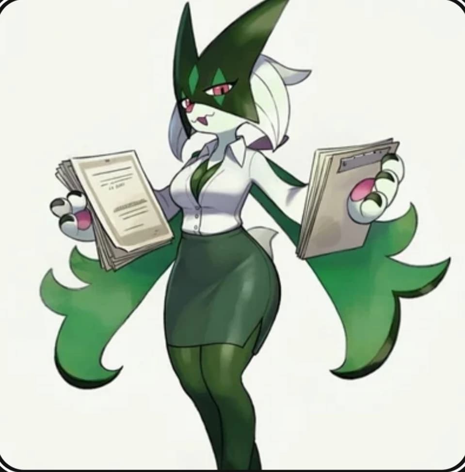 Meowscarada secretary thumbnail