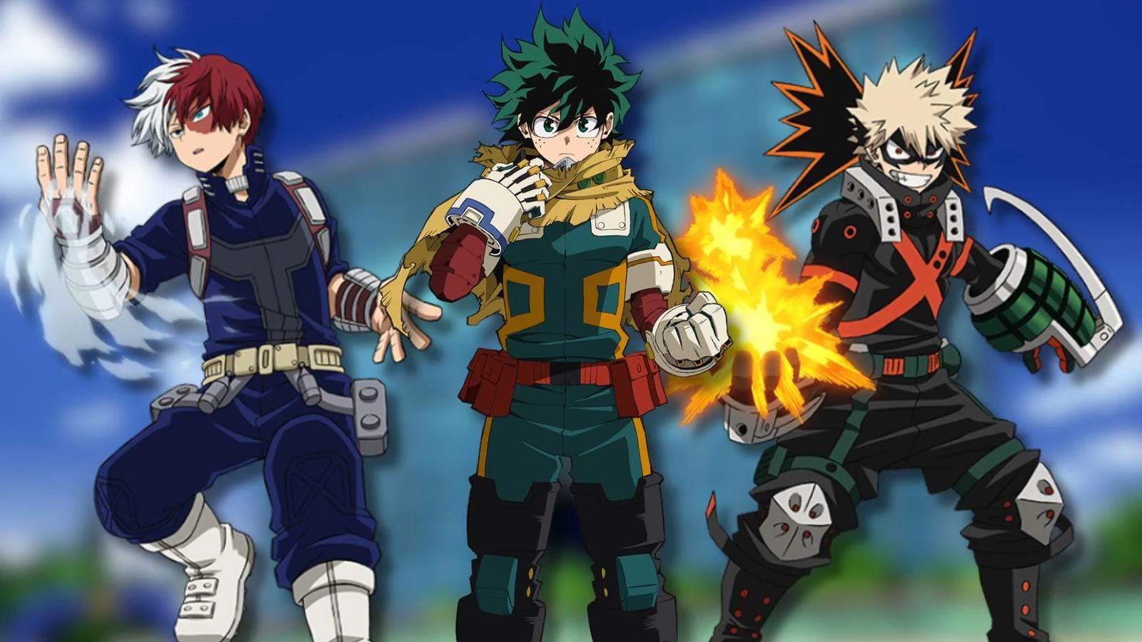 Bakugo, Todoroki and Midoriya thumbnail