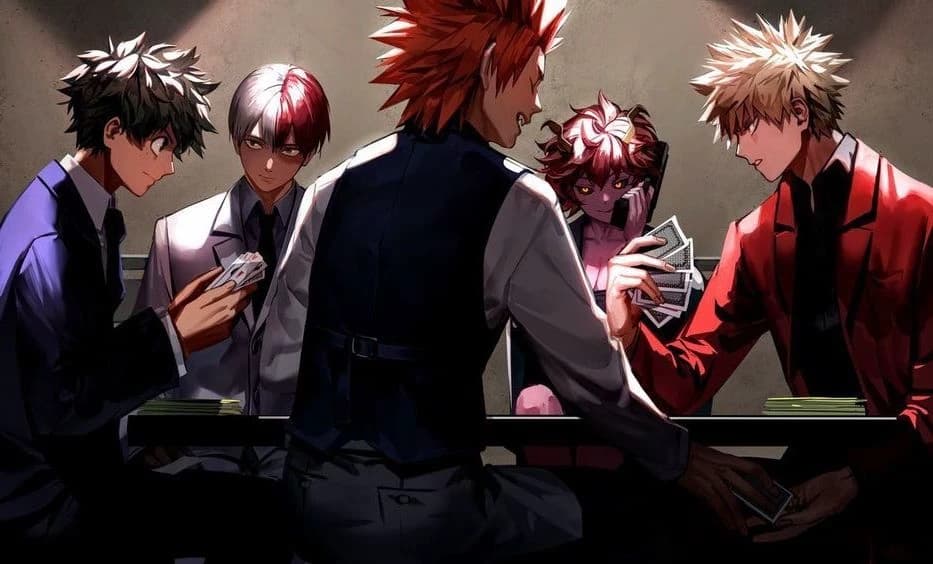 Kirishima, bakugo, shoto, deku y mina thumbnail