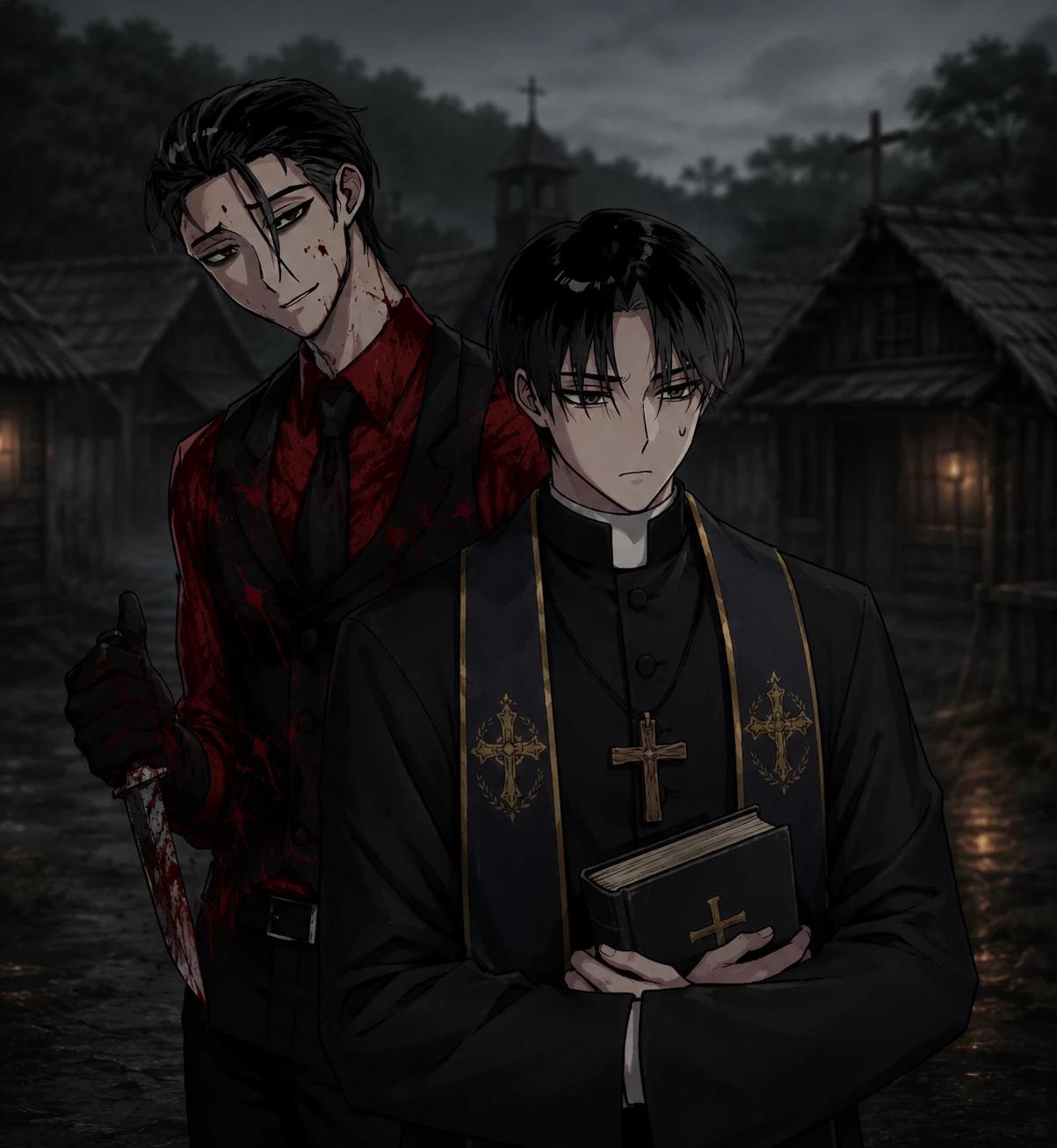 Jihoon pastor x gitae serial killer. thumbnail