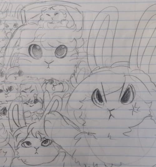 Your family of rabbits. (au Murder drones) thumbnail