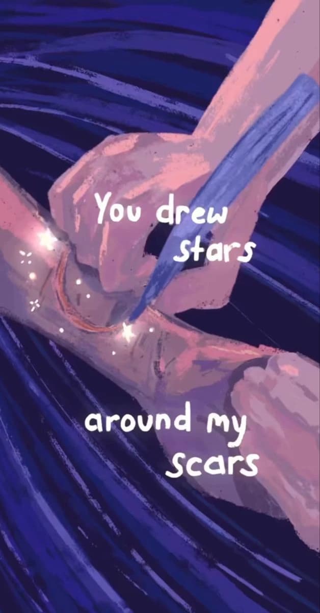 Chuuya Nakahara (drawing stars , Dazai pov) thumbnail