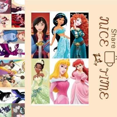 My 6 Disney princesses thumbnail