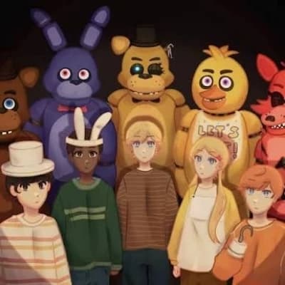 The missing children from FNAF (Also added Evan, Elizabeth and Cindy, Why not?) thumbnail