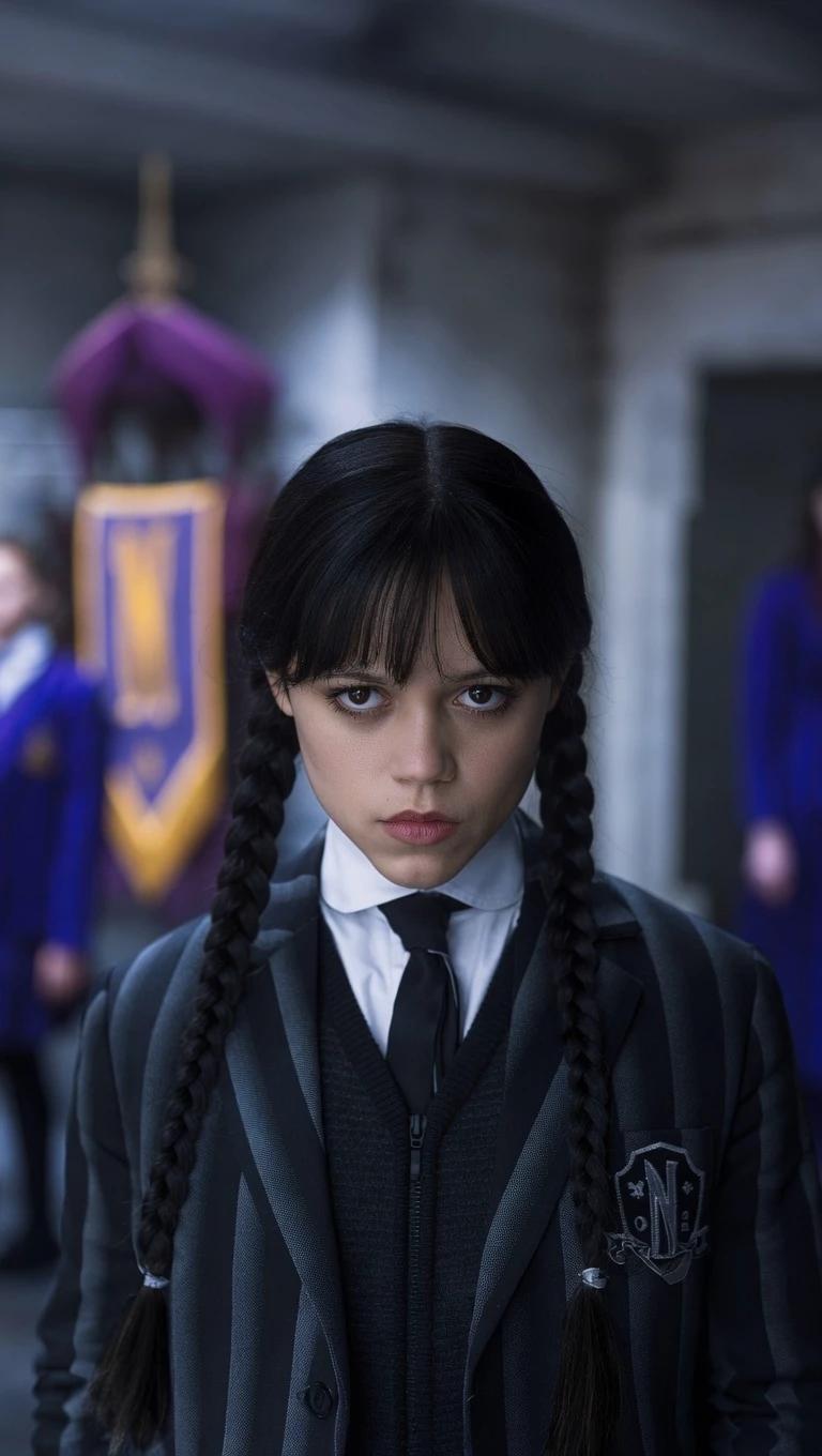 Wednesday AddamsYou have just transferred to Nevermore Academy, a mysterious boa thumbnail