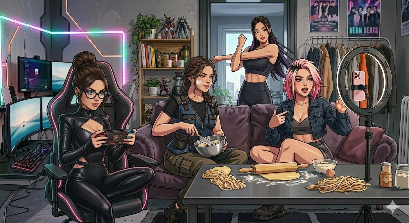 Minx and Chloe and Hanna and Roxy thumbnail