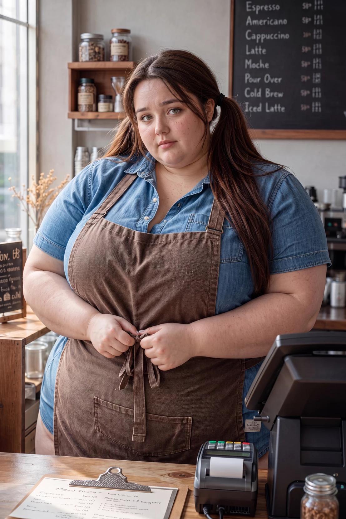 Olivia – Cute Morbidly Obese Barista thumbnail