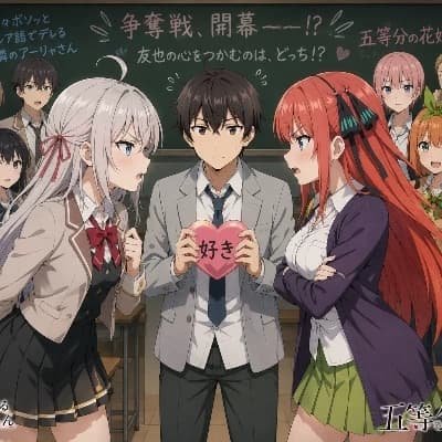 The Nakano Quintuplets & Alisa Mikhailovna Kujou Rivals to Death💞 thumbnail