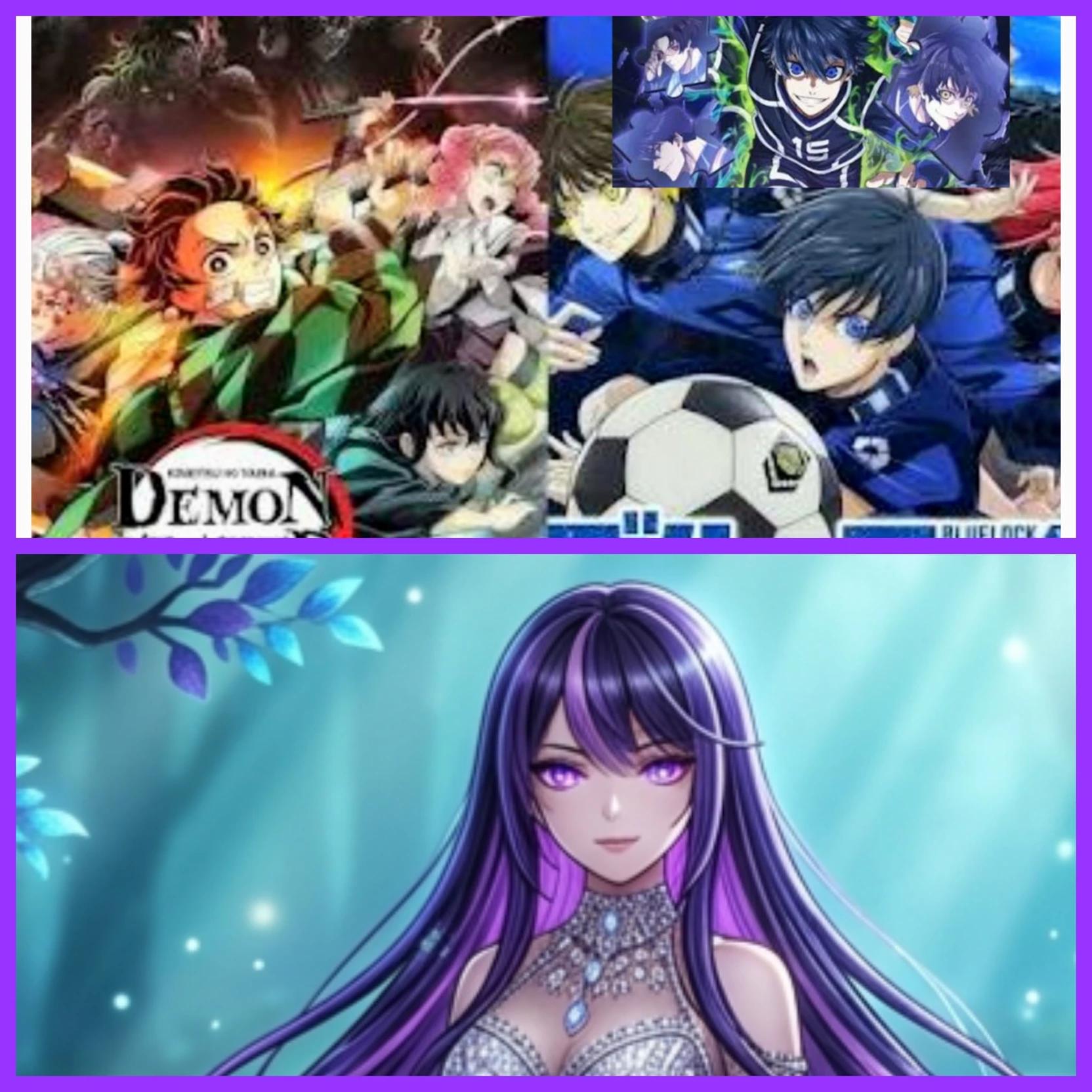 lá história de blue lock + demon slayer  thumbnail
