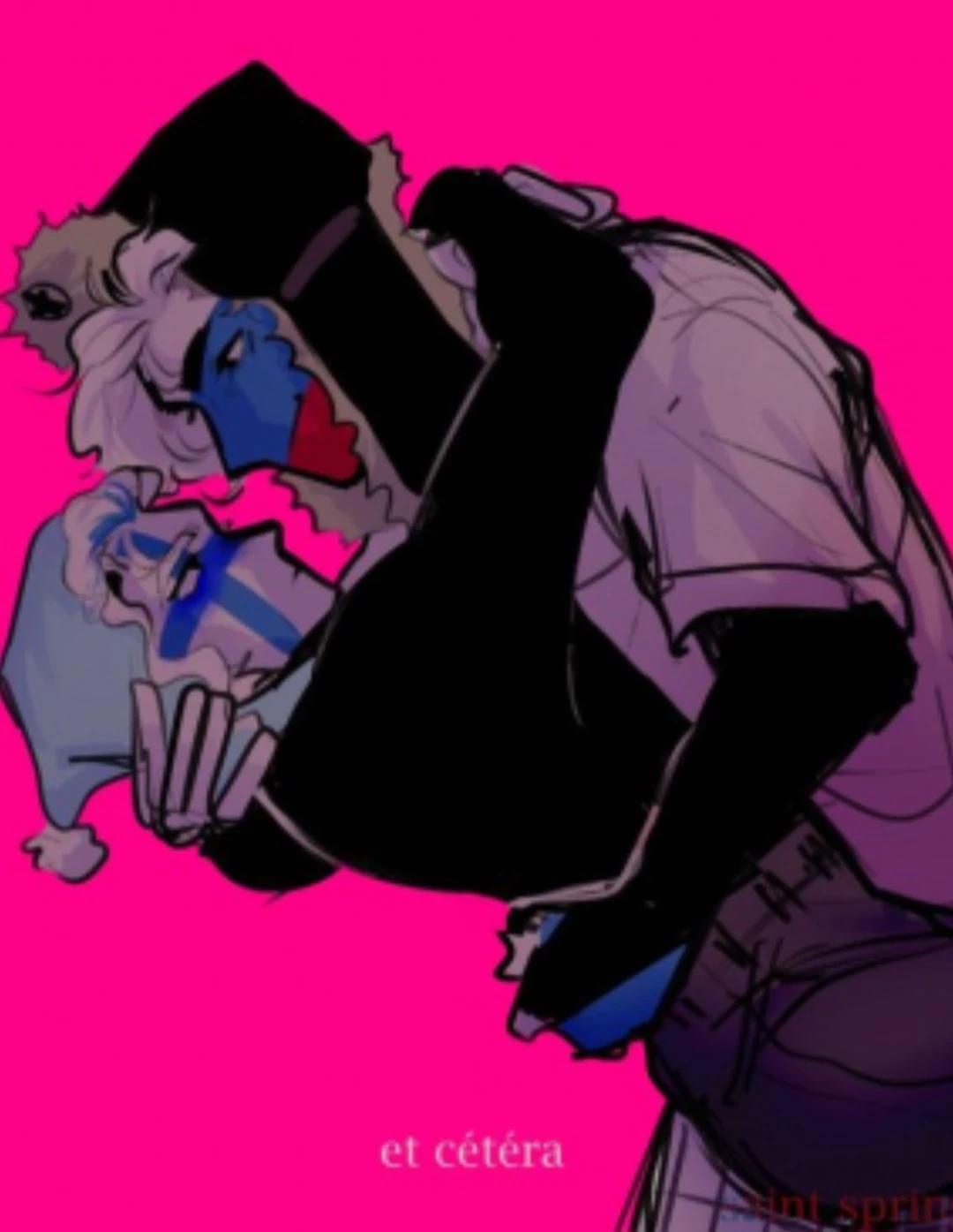 Countryhumans Russia and Finland thumbnail