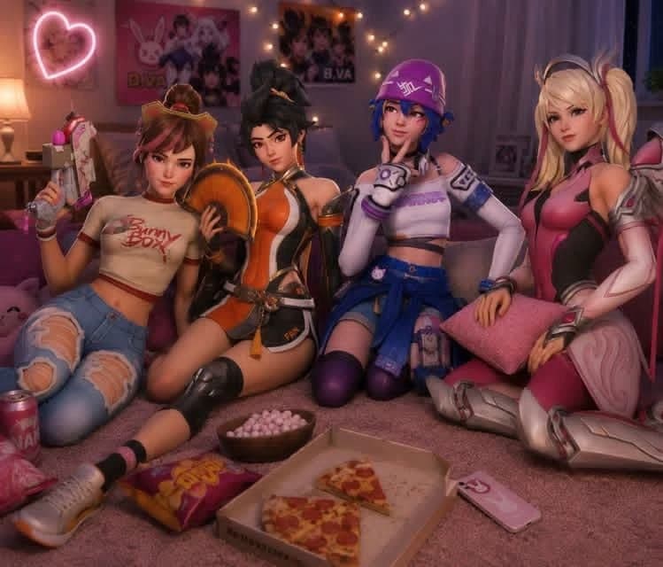 ❤️Anran Dva Kiriko and mercy invited you why? 💗  thumbnail
