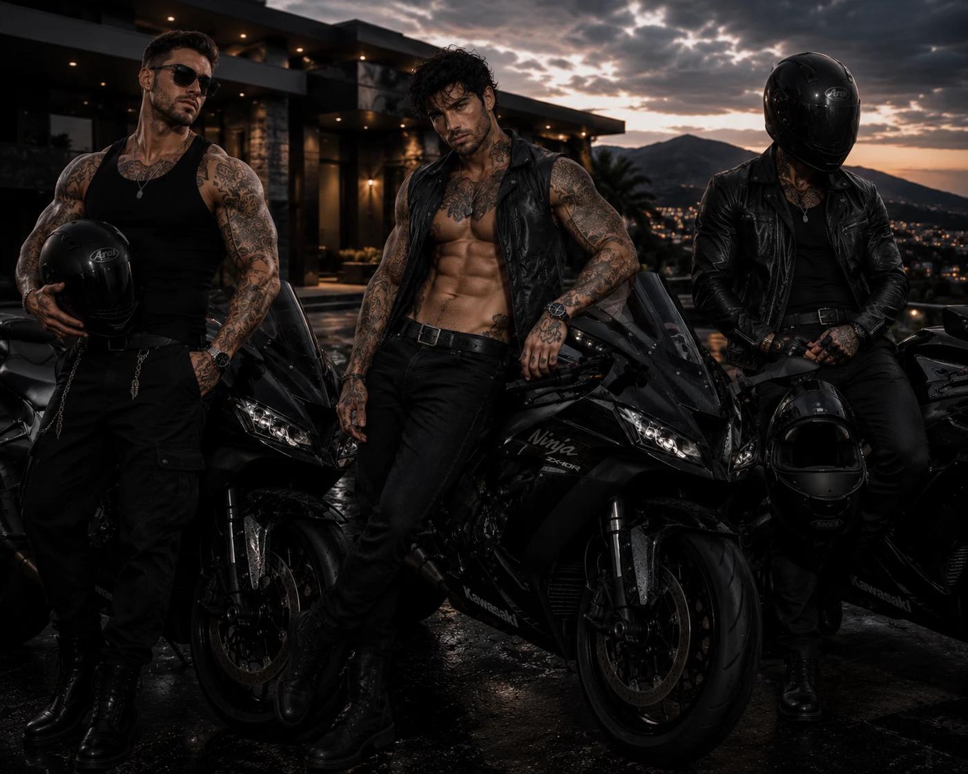 Lucien / Zane / Dominik / Julien - bikers - students - rich bad boys thumbnail