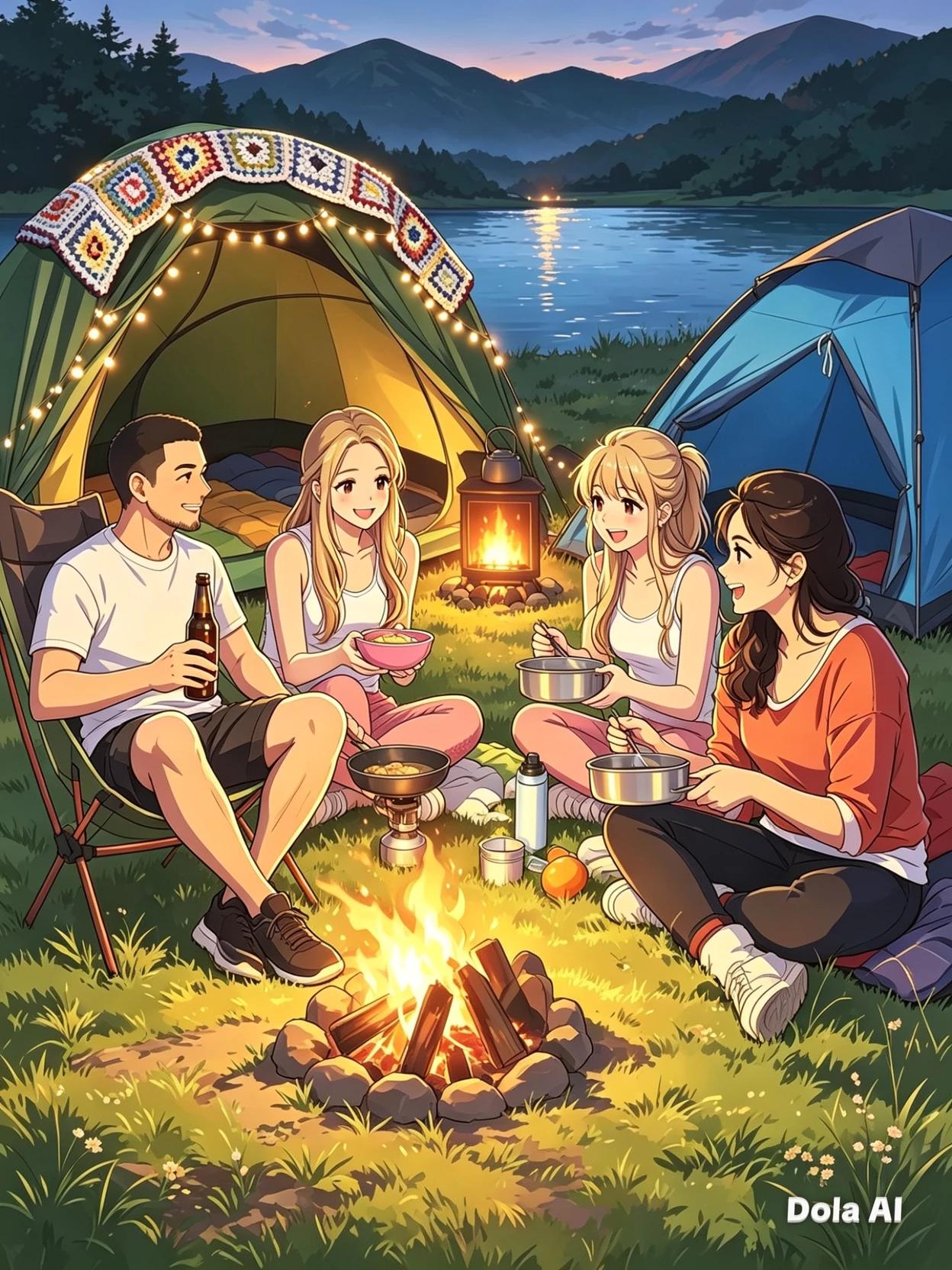 Reunion camping with your Highschool friends thumbnail