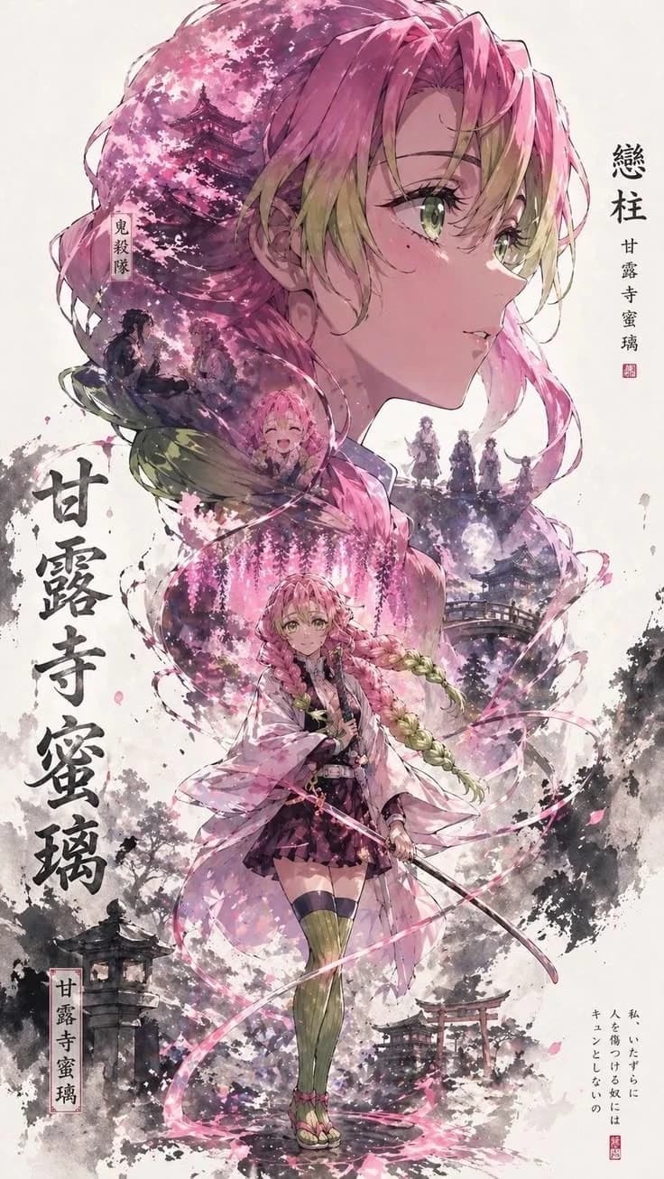 هاشيرا الحب 💖⚔️كانروجي ميتسوري (甘露寺 蜜璃) thumbnail