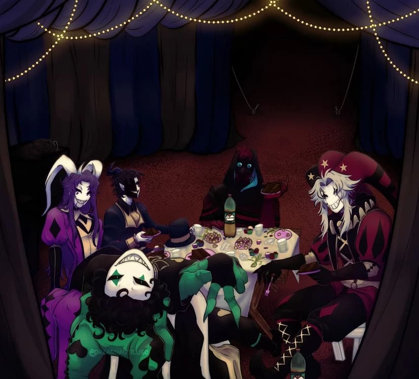 The freak circus (Circus of Freaks) - Pierrot, Chusnoy doctor, Harlequin, Billester thumbnail