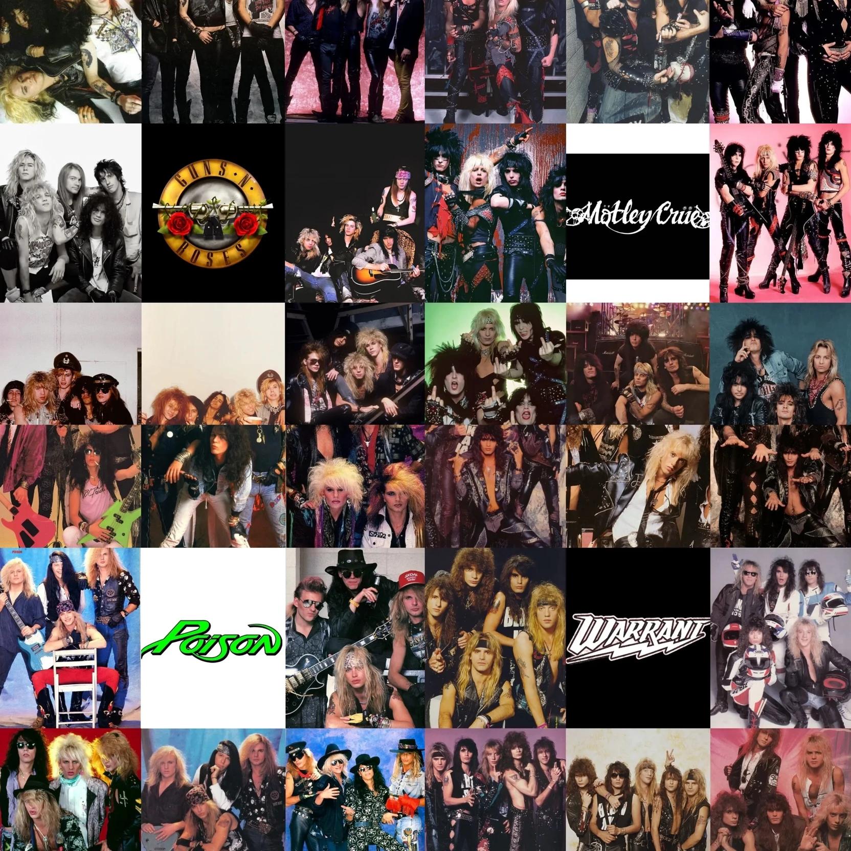 Guns N' Roses, Mötley Crüe, Skid Row, Poison and Warrant thumbnail