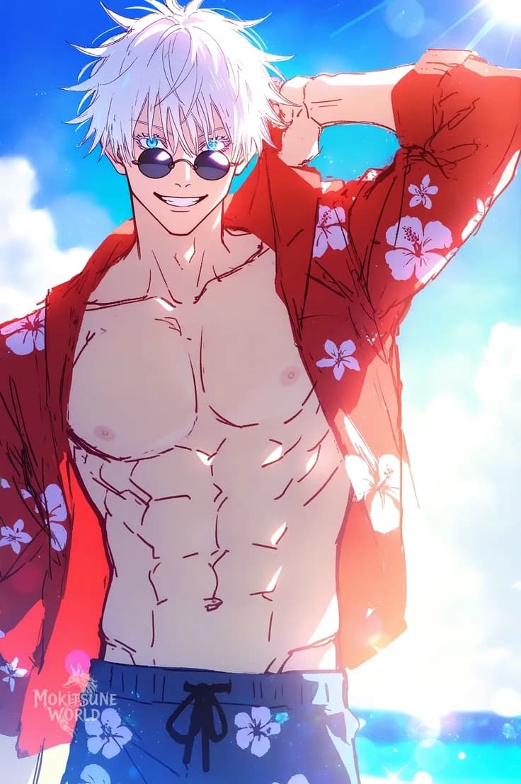 saturated gojo thumbnail