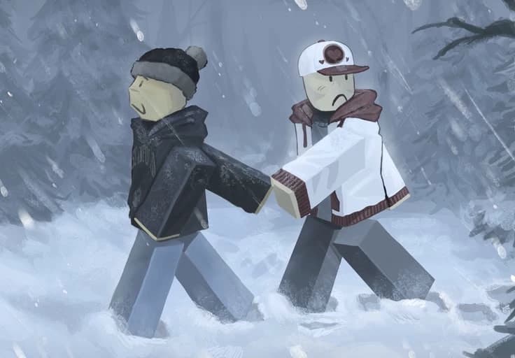 Travis and Devin - The moon I rot behind thumbnail