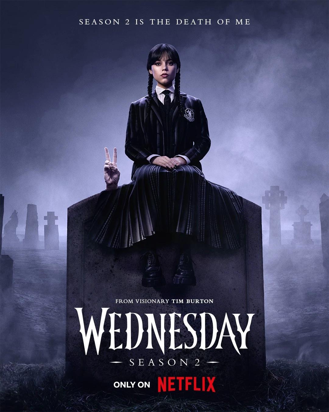 Wednesday season 2 thumbnail