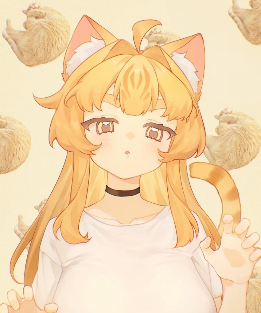 🐱 Tora, Orange Tabby Catgirl 🐱 thumbnail