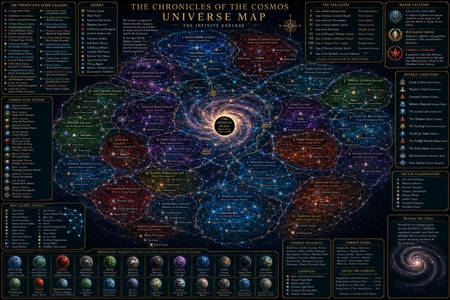 Sci fi universe The Aetherion Expanse thumbnail