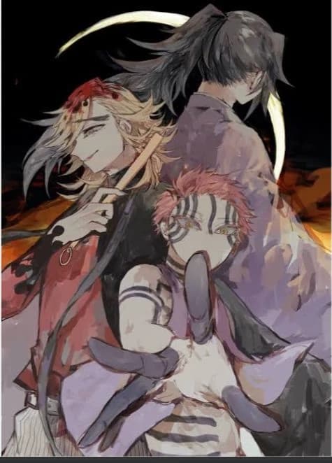 Kokushibo,akaza y douma thumbnail