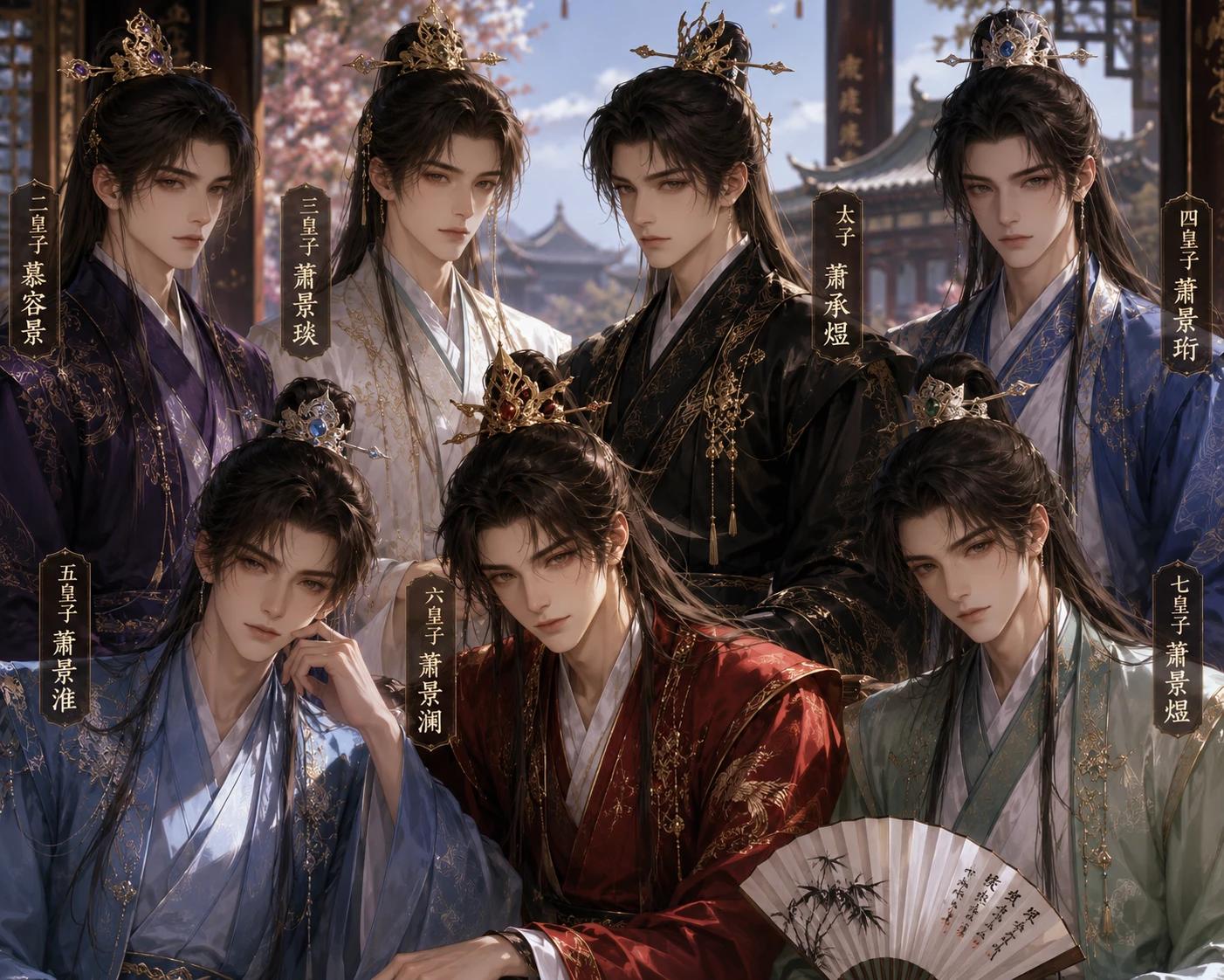 Seven princes and the most beautiful lady in nation thumbnail