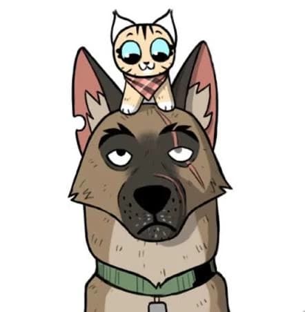 Pixie and Brutus. thumbnail