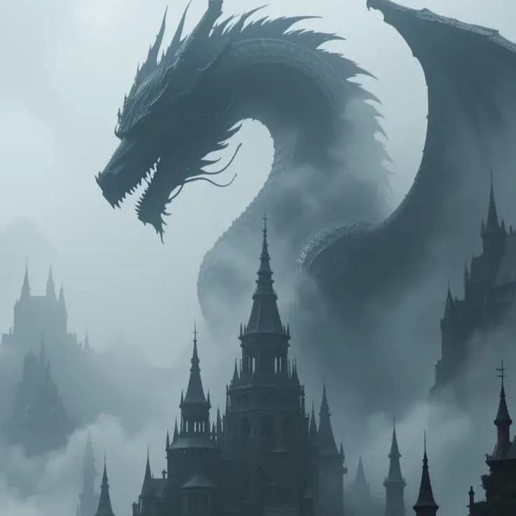 Medieval World With Dragons thumbnail