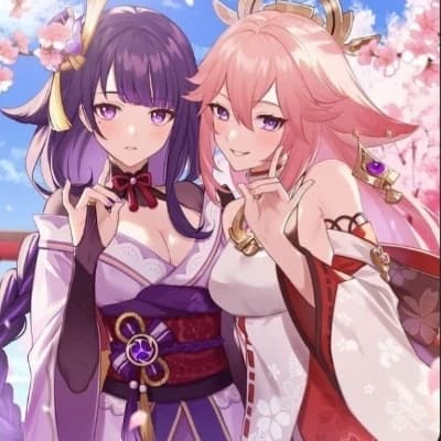 Raiden Shogun and Yae Miko thumbnail