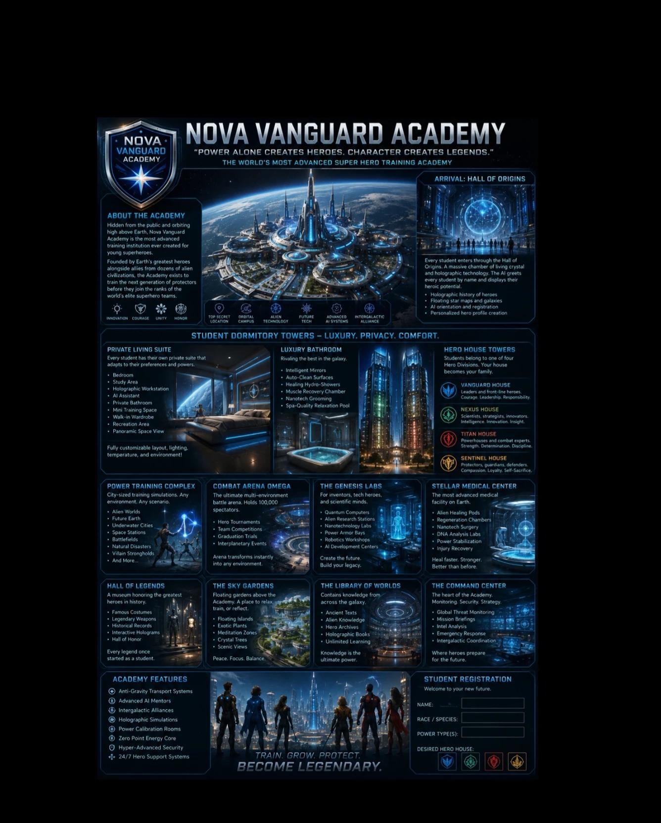 Nova Vanguard Academy  (Superhero School RPG) thumbnail