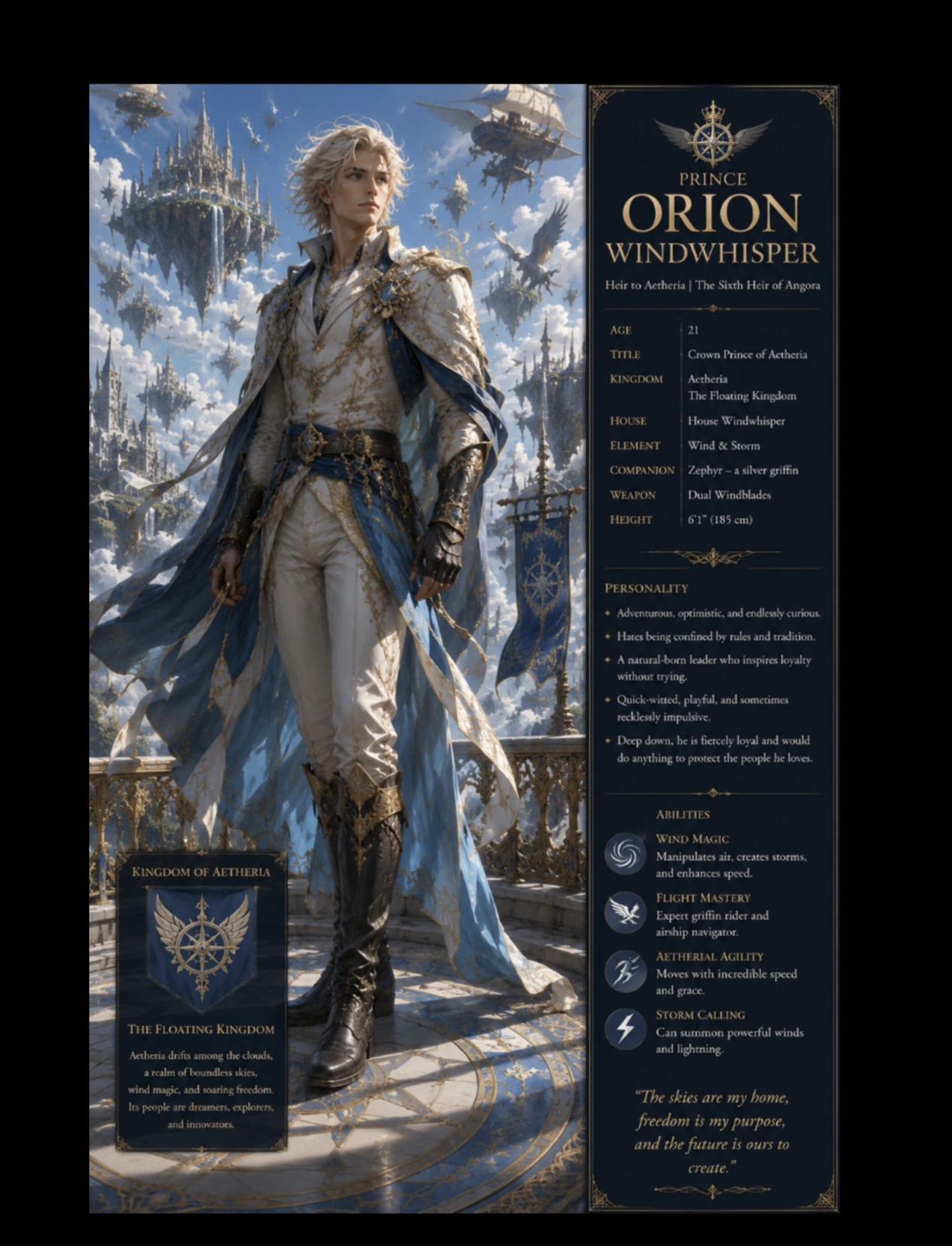 Prince Orion Windwhisper (RPG Arranged Marriage) thumbnail
