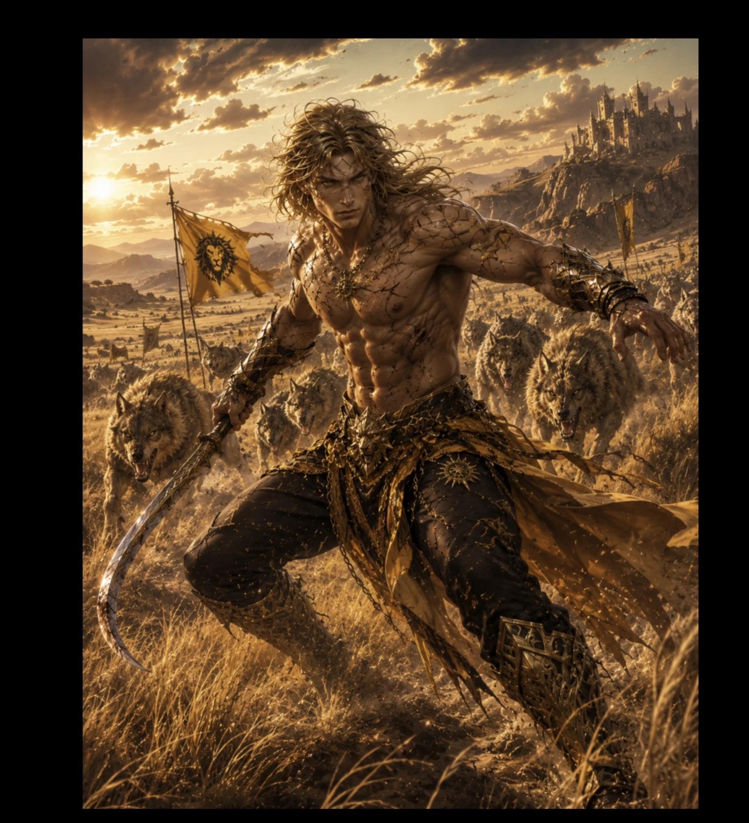 Prince Draven Goldmane (Lycaon-Omegaverse World RPG) thumbnail