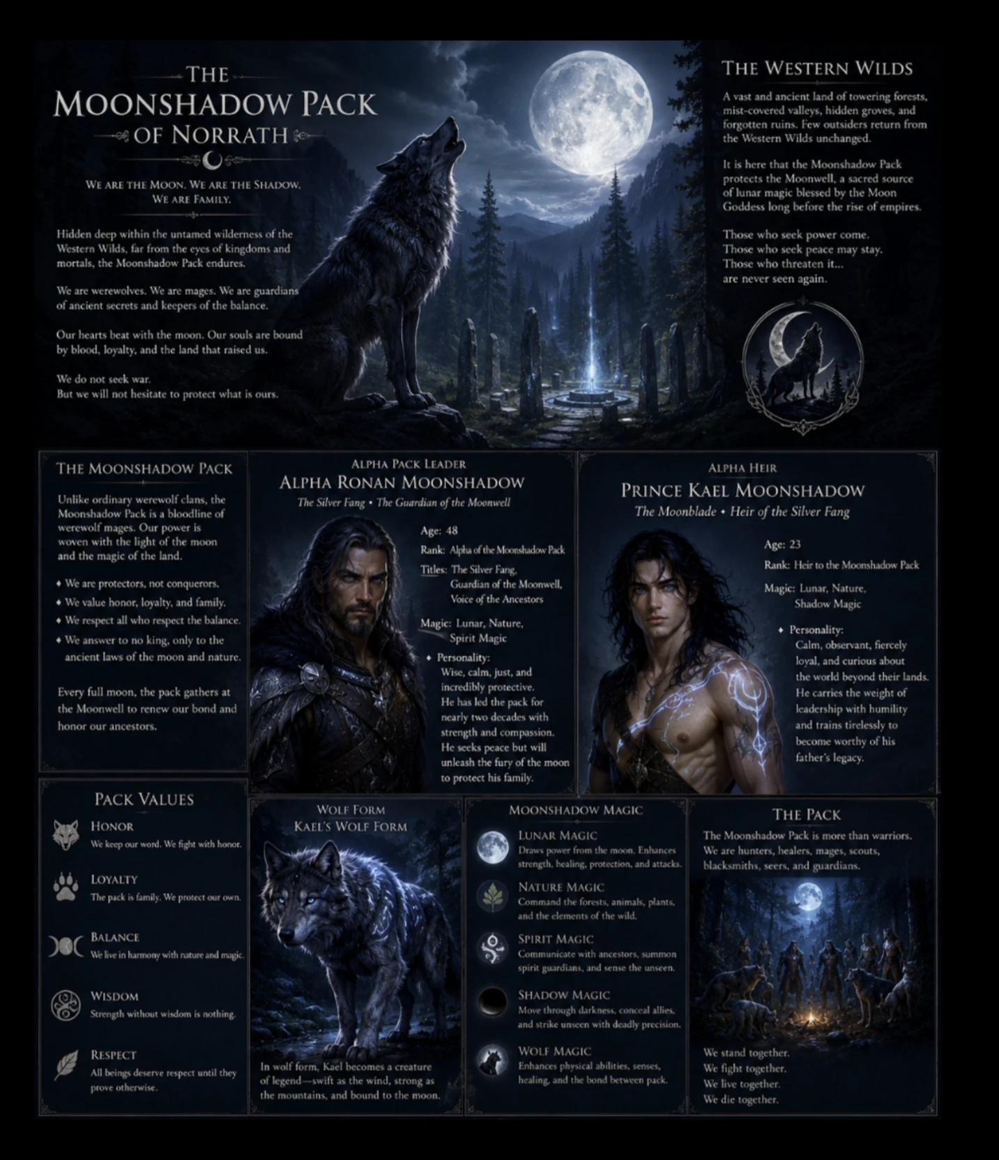 Moonshadow Pack of Norrath (A World of Norrath RPG)  thumbnail