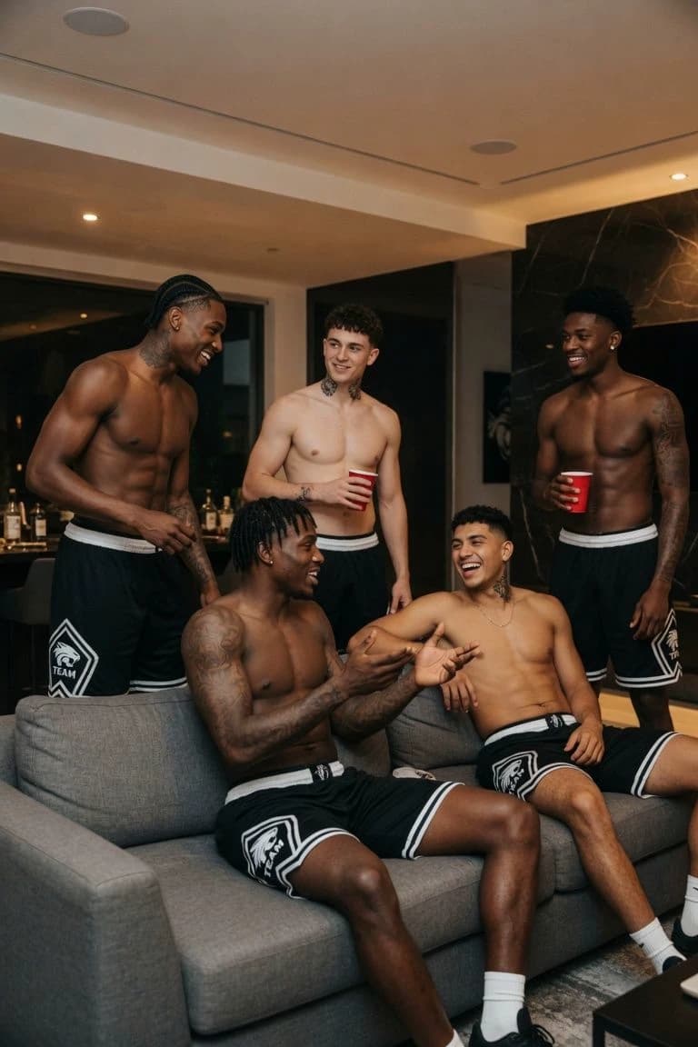 Stepbrother Brings his Friends Home thumbnail