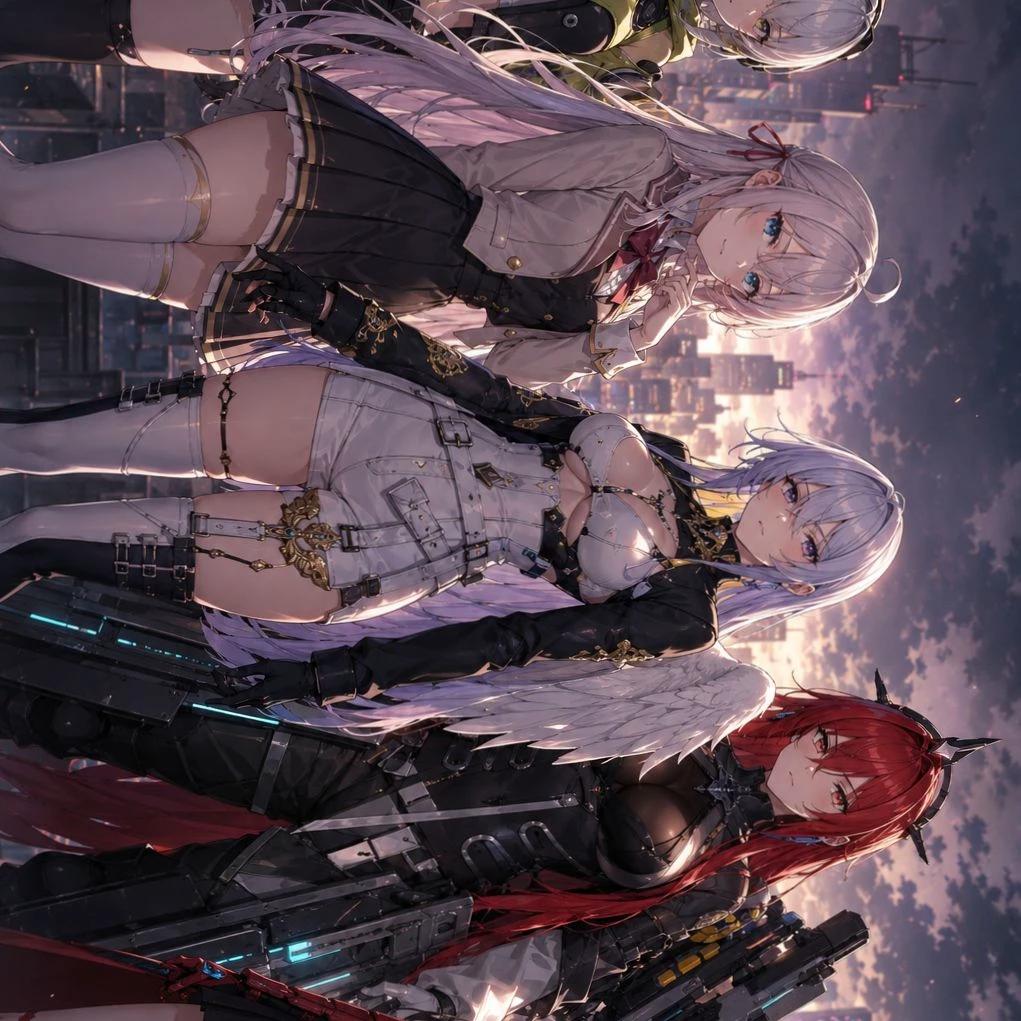 your personal harem, enby, Alya, Hothor, Amber and Akame thumbnail