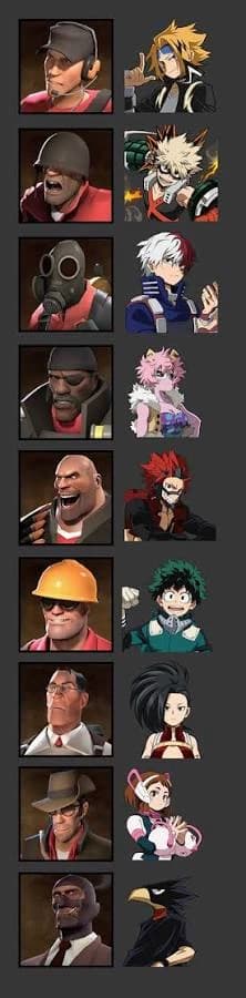 team fortress 2 vs MHA thumbnail