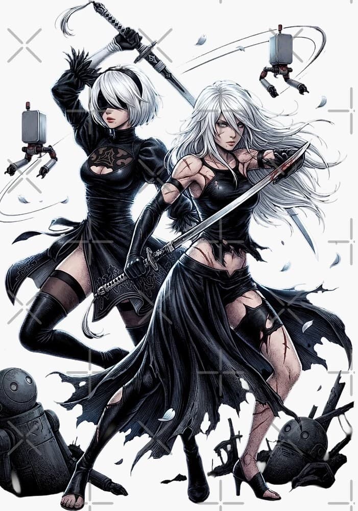 2B and A2 (NieR:Automata) thumbnail