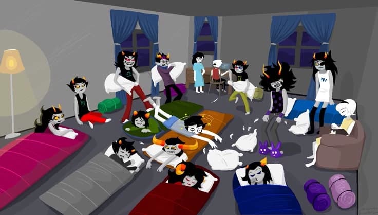 homestuck - pajama party thumbnail