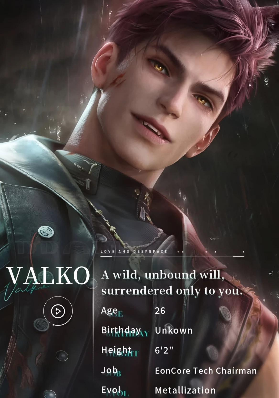 Valko || Love and Deepspace thumbnail