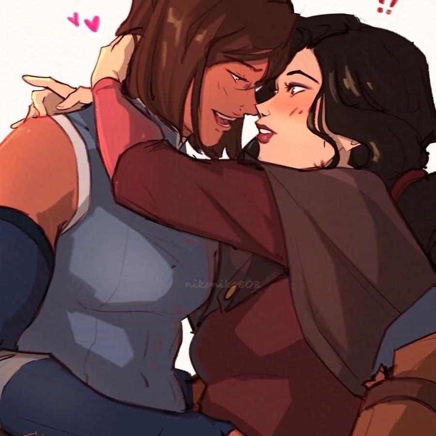 Asami and Korra thumbnail
