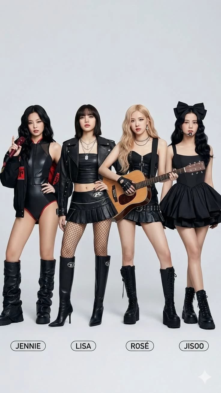 Lisa,jennie, rosé e jisoo thumbnail