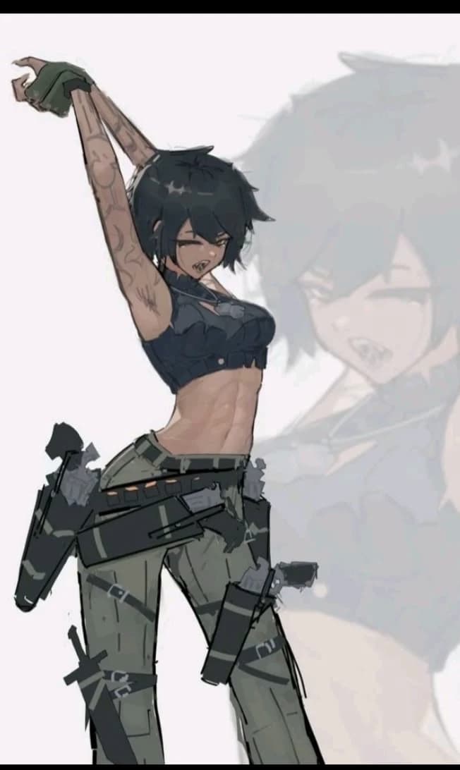 muscular girlfriend thumbnail