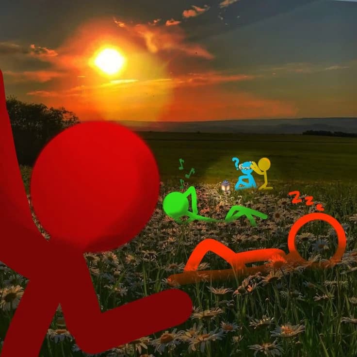 in the field of daisies thumbnail