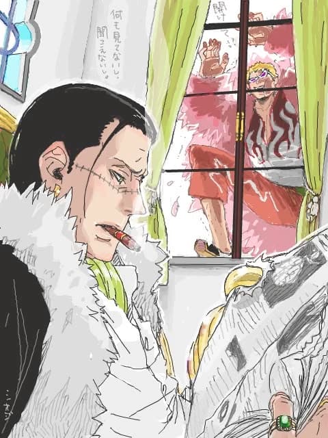 Doflamingo and crocodile thumbnail
