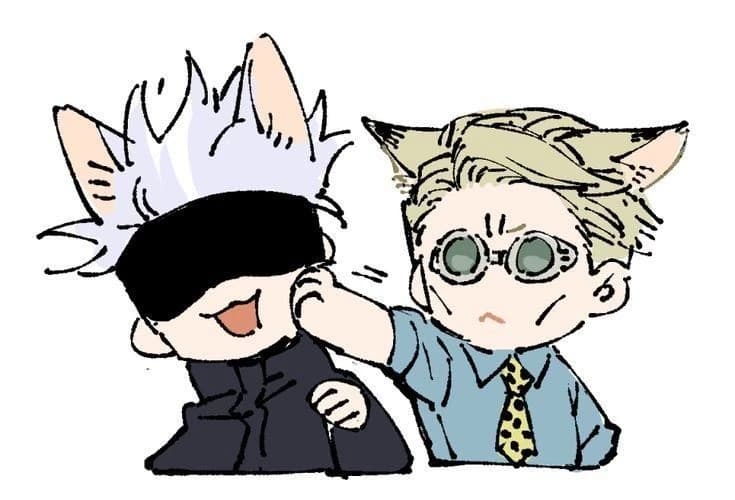Gojo Satoru & nanami Kento (hybrid cat) thumbnail